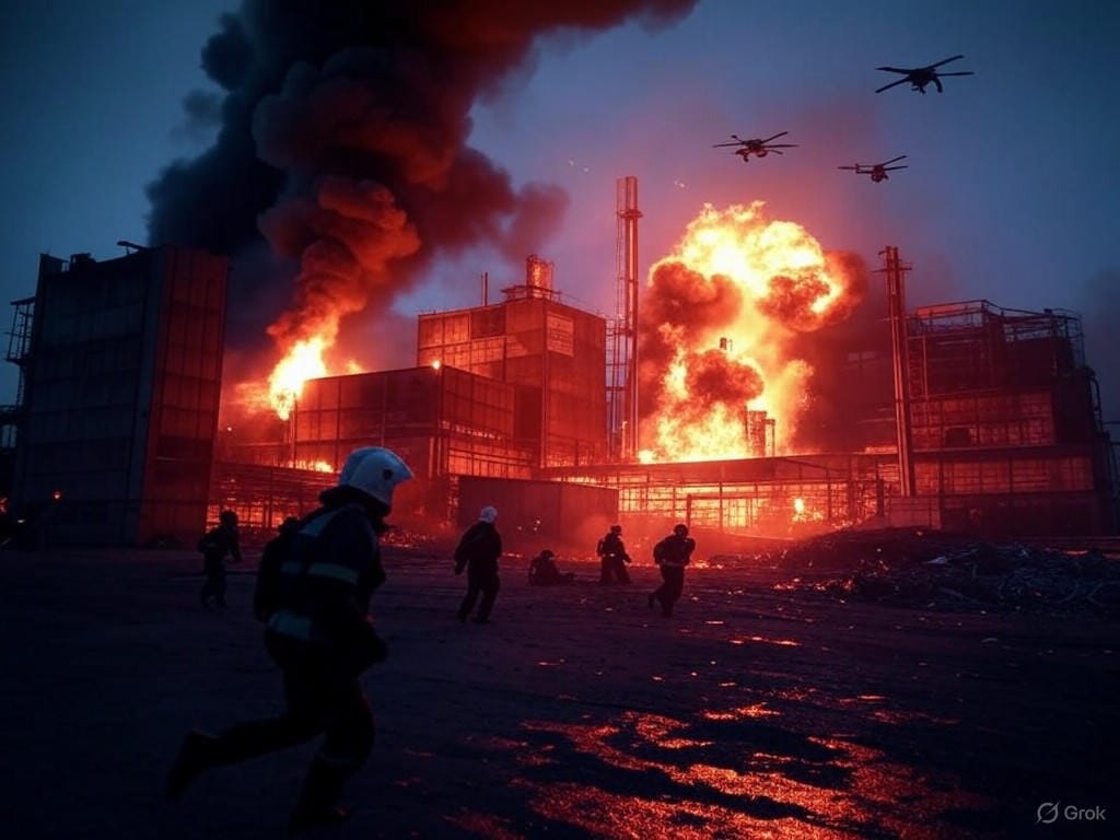 Ukrainian Drone Strike Targets Russian Factory in Izhevsk, Casualties Reported