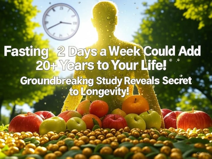 Can Fasting Two Days a Week Extend Your Lifespan by 20 Years? The Science Behind the Claim