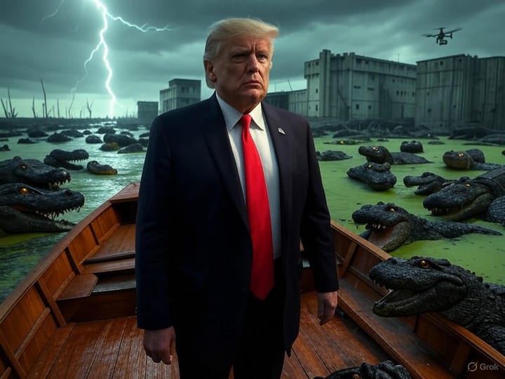 Trump Tours ‘Alligator Alcatraz’ as Feud with Musk Reignites Over Spending Bill